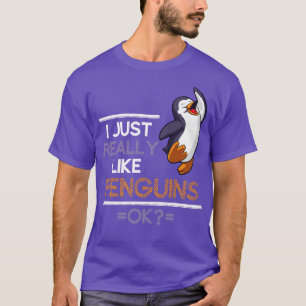 Camiseta Zoológico Engraçado Antártico Dão Pinguim Bonito