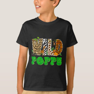 Camiseta Zoológico Selvagem Ppy Safari Animal Aniversário C
