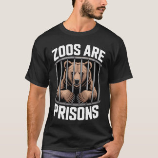Camiseta Zoológicos São Prisões Declaração de Libertação An