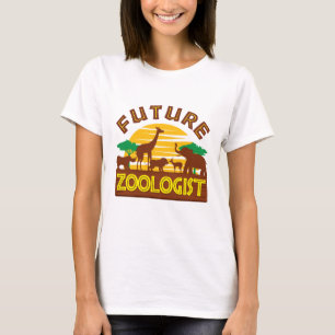 Camiseta Zoólogo do Futuro Biólogo da Vida Selvagem