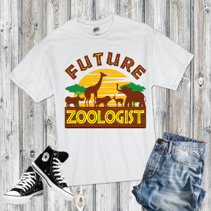 Camiseta Zoólogo do Futuro Biólogo da Vida Selvagem