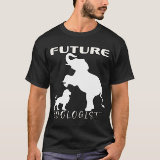 Camiseta Zoólogo do Futuro Estudantes de Zoologia Bonita Zo