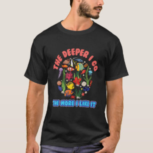 Camiseta Zoólogo do Mar Oceano Ciência da Biologia Marinha