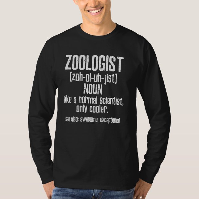 Camiseta Zoólogo Legal Scientist (Frente)