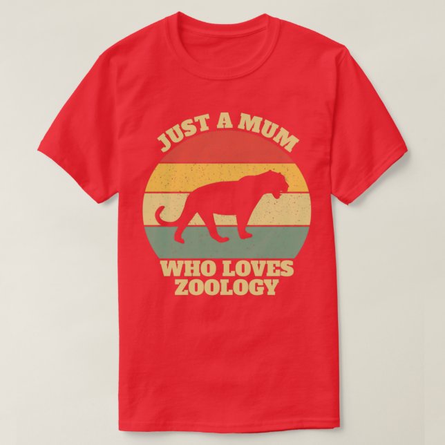 Camiseta Zoólogo Mãe Mãe Mamã Dizendo Presente (Frente do Design)