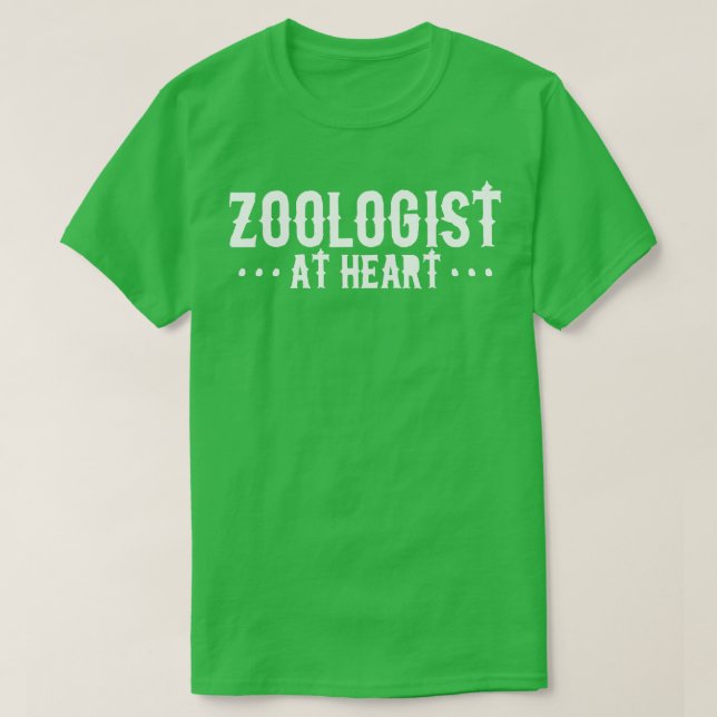 Camiseta Zoólogo No Coração (Frente do Design)