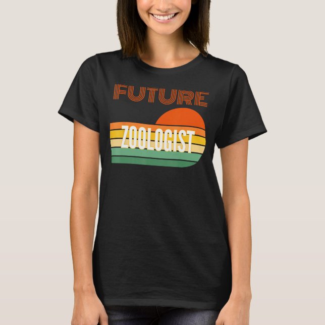 Camiseta Zoólogo Presentes, Zoólogo Futuro (Frente)
