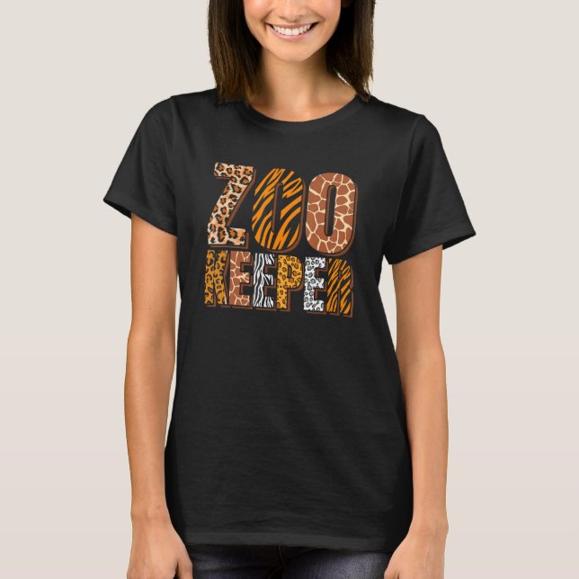 Camiseta Zoólogo Zookeeper Keeper (Frente)