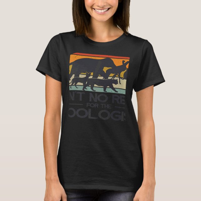 Camiseta Zoólogo Zoológico de Zoologia de Vida Selvagem Fun (Frente)