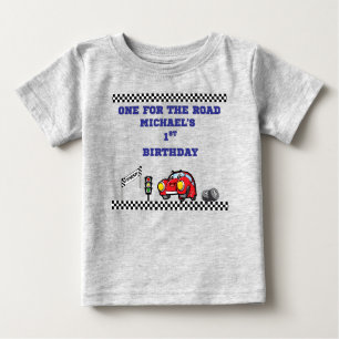 Camiseta ZOOMANDO CINZA, UM PARA A ESTRADA Aniversário de 1
