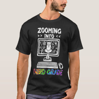 Camiseta Zooming Into 3rd Grade Back to School 2020 Cute Ll