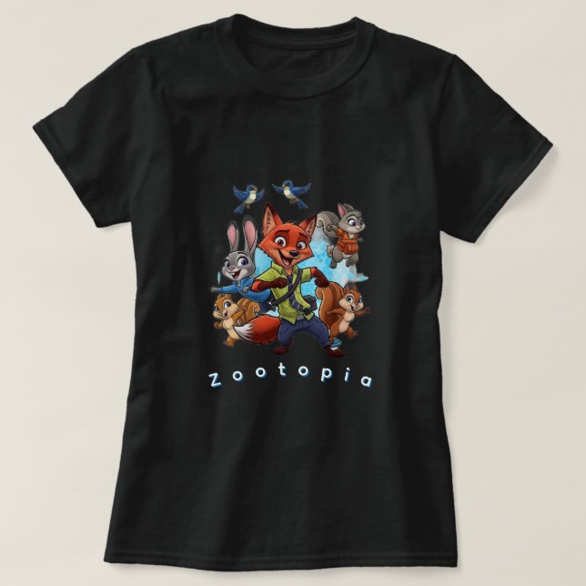 Camiseta zootopia (Frente do Design)