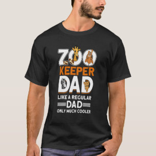 Camiseta Zoozoário do Pai do Zookeeper do Mens 1