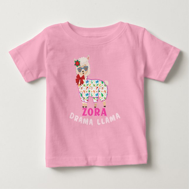 Camiseta Zora Drama Llama (Frente)