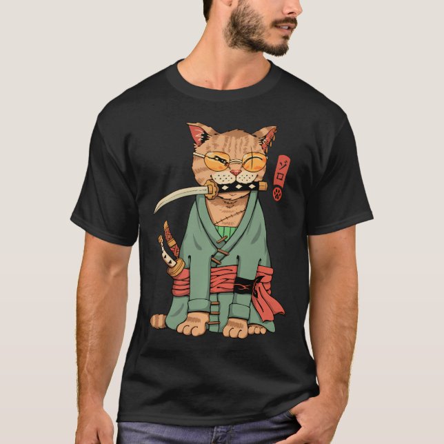 Camiseta Zoro Cat Warrior (Frente)