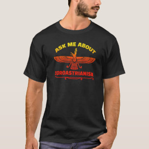 Camiseta Zoroastrismo Mazdayasna Iraniano Fogo Religião Zo