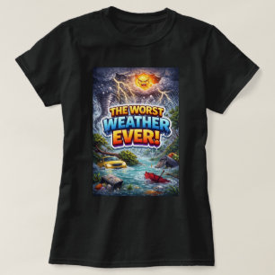 Camiseta ZOYNK Gráficos 0045615 O Pior Tempo de Todos os Te