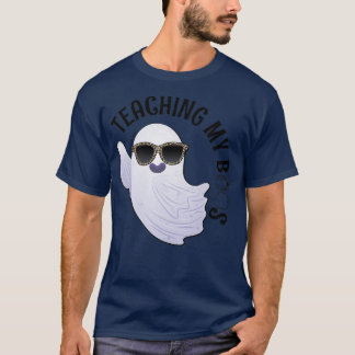 Camiseta zP4X Ensinando meu Boo Fantasma Pumpkin no outono