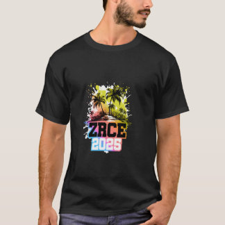 Camiseta Zrce 2025 Croácia Férias de Equipe Coloridas