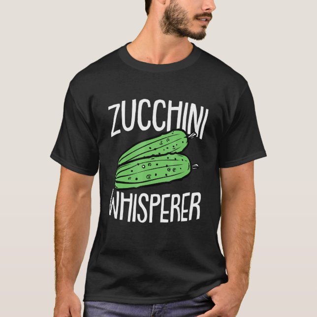 Camiseta Zucchini Fathers Day Gardening Vegetarian Dad Papa (Frente)