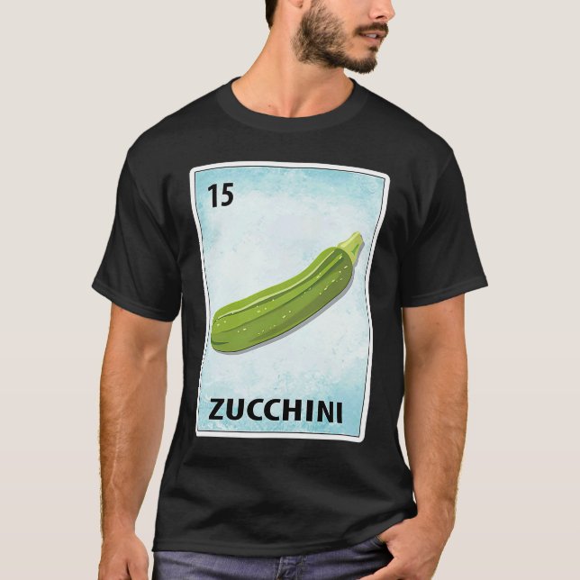 Camiseta Zucchini Mexican Cards (Frente)