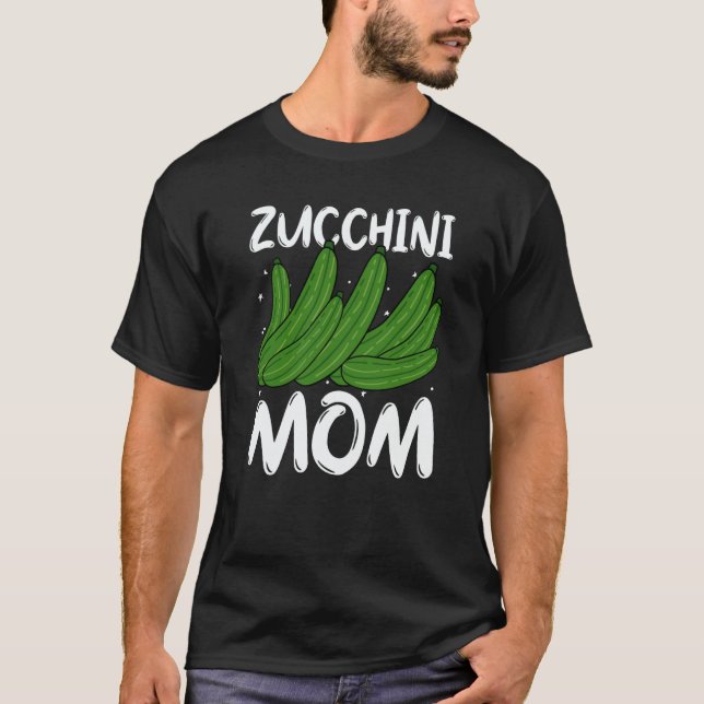 Camiseta Zucchini Mom Vegetable Mothers' Day Gardener (Frente)