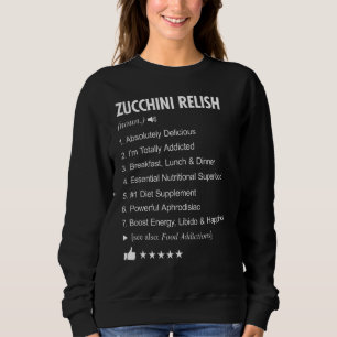 Camiseta Zucchini Relish Definition Significa Engraçado