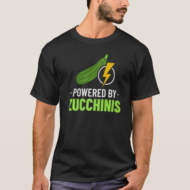 Camiseta Zucchini Vegetal Pão Frita Noodle Lasagna (Frente)