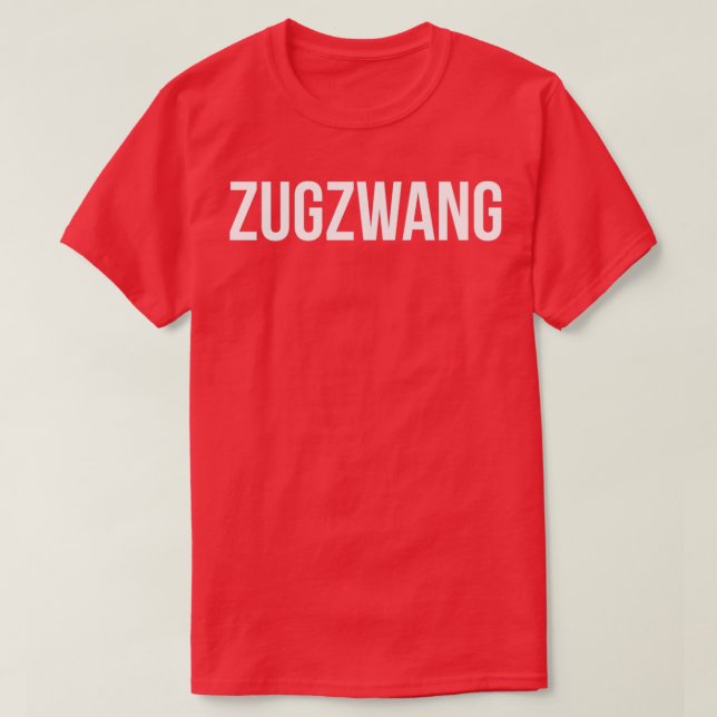 Camiseta Zugzwang (Frente do Design)