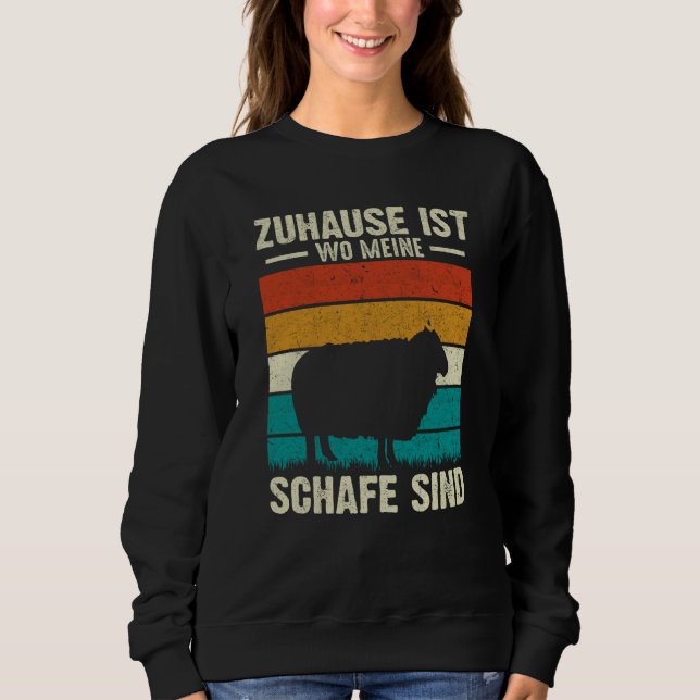 Camiseta Zuhause Ist Wo Meine Schafe Sind (Frente)