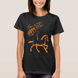 Camiseta Zum Reiten Geboren Horses Rapariga Cavaleira Prese