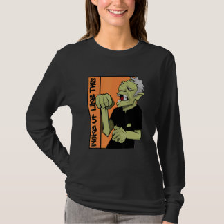 Camiseta Zumbi Acordou Assim Nesse Halloween