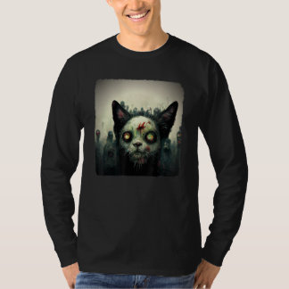 Camiseta Zumbi Ca  Estética Malvado Assustador Terror Dia d