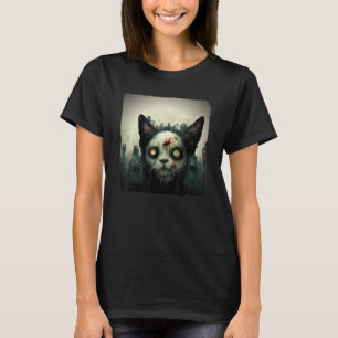 Camiseta Zumbi Ca Estética Malvado Assustador Terror Hallo
