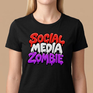 Camiseta Zumbi das Mídias Sociais