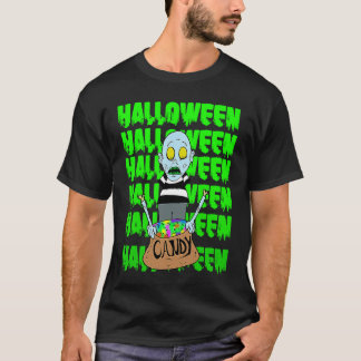 Camiseta Zumbi de Halloween