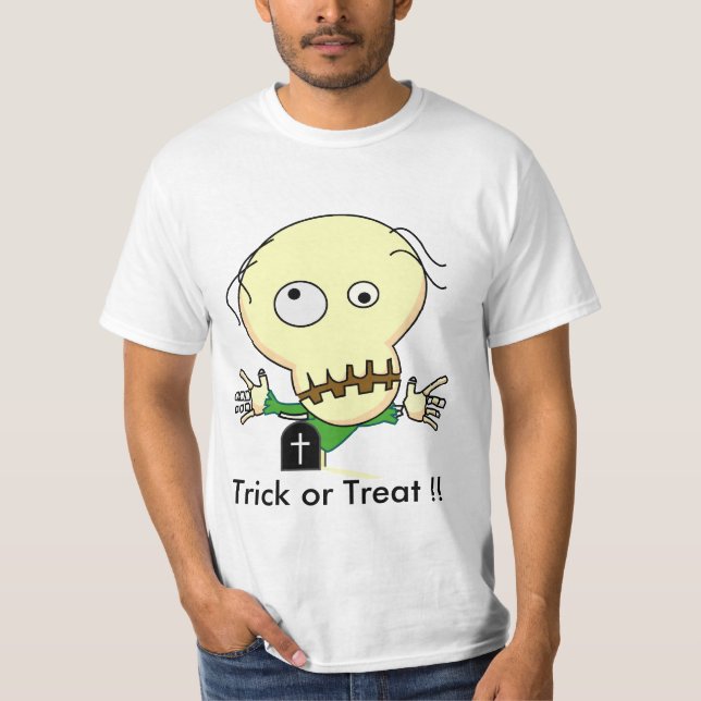 Camiseta zumbi do Halloween (Frente)