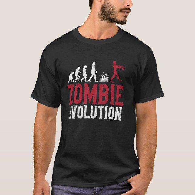 Camiseta Zumbi Evolução Zumbi (Frente)