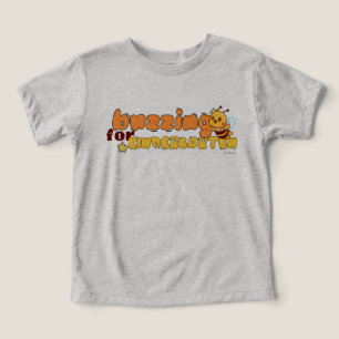 Camiseta Zumbindo Para O Jardim De Infância Abelha Fofa jar