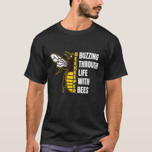 Camiseta Zumbindo pela Vida com Abelhas Piada Apicultura Jo