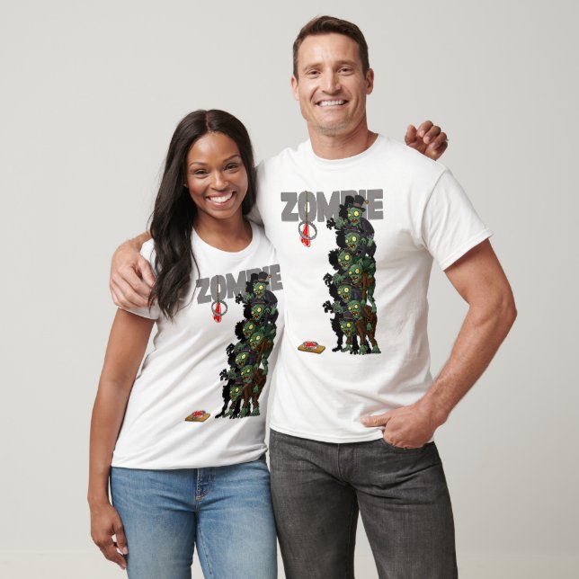 Camiseta zumbis (Unissex)