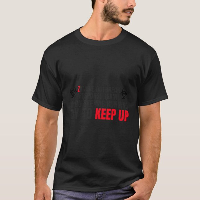Camiseta Zumbis odeiam Comida rápida T Zombie T Men Mulhere (Frente)