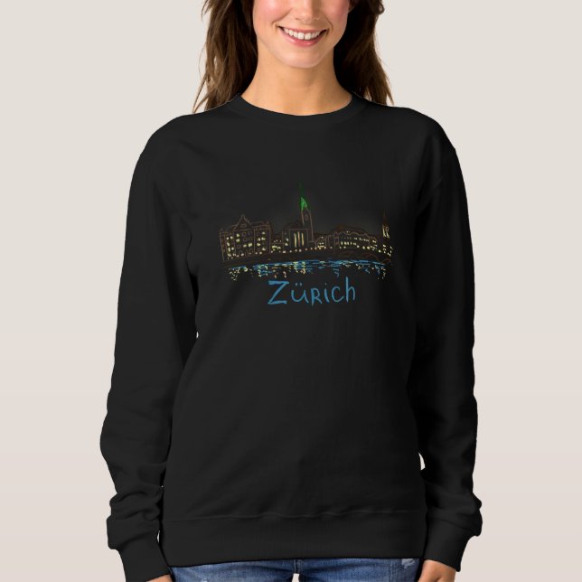 Camiseta Zurich City Switzerland souvenir   for men women (Frente)