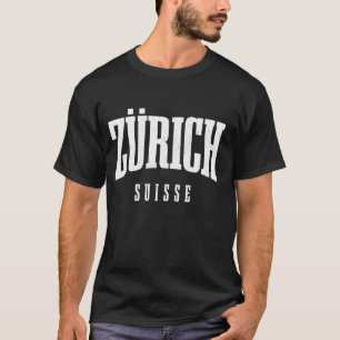 Camiseta Zürich Suiça Suíça Suisse Vintage Souvenir
