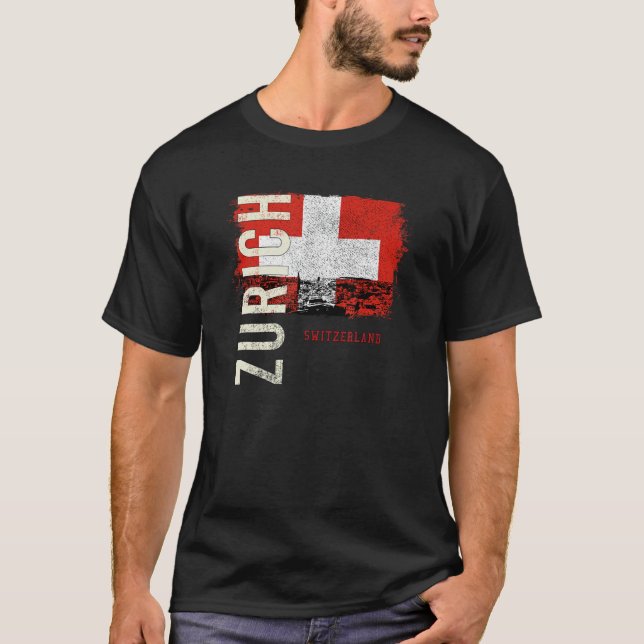Camiseta Zurique Suiça Europa (Frente)