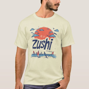Camiseta Zushi Beach Windsurfing Paradise Tee