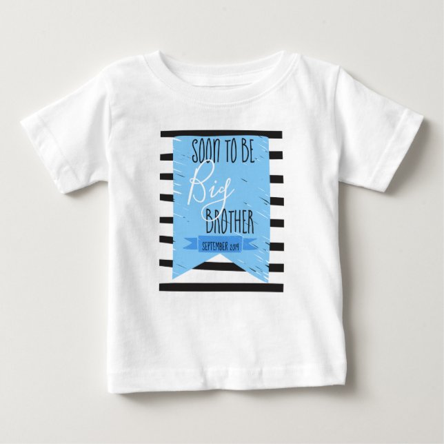 Camiseta Zwanger: Soon to be big brother (Frente)
