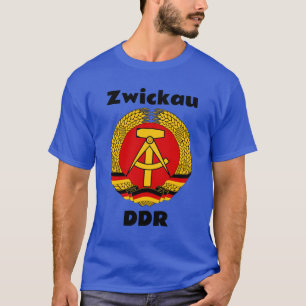 Camiseta Zwickau, Alemanha - Alemão Retro-Leste (DDR, GDR)
