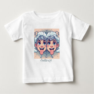 Camiseta Zwillinge Kunst Einzigartiges Design