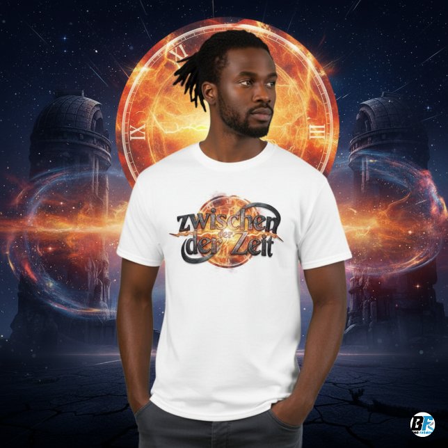 Camiseta Zwischen Der Zeit-Sci-Fi Time Infinity Clock Logo  (Criador carregado)